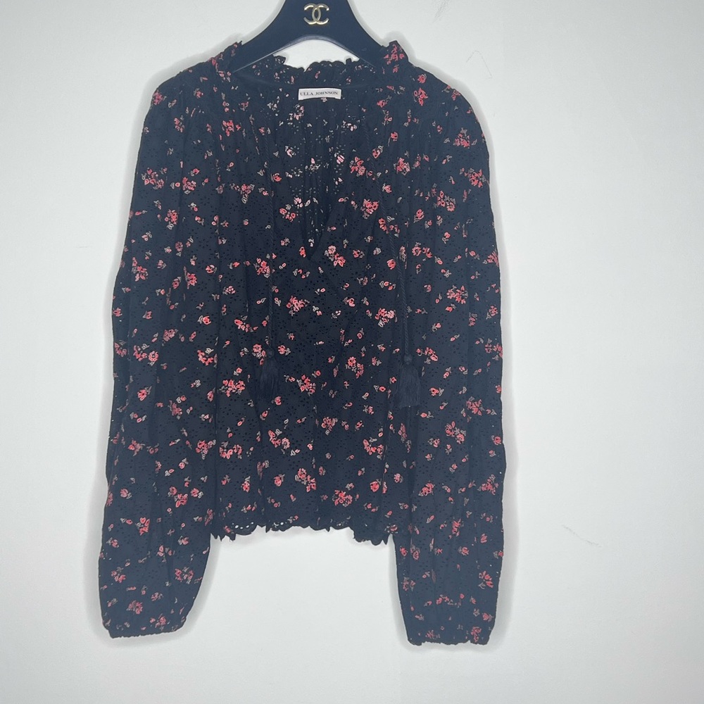 Ulla Johnson Siarah Floral Blouse XS 2 - Picture 3 of 7